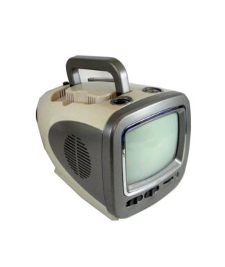 MINI RADIO TELEVISOR RETRO CLAY BROOKE DE CAMPAMENTO, AÑOS 90s /RARO