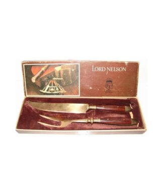 Antiguo servicio para carne, en Bronce. 1950s Lord Nelson