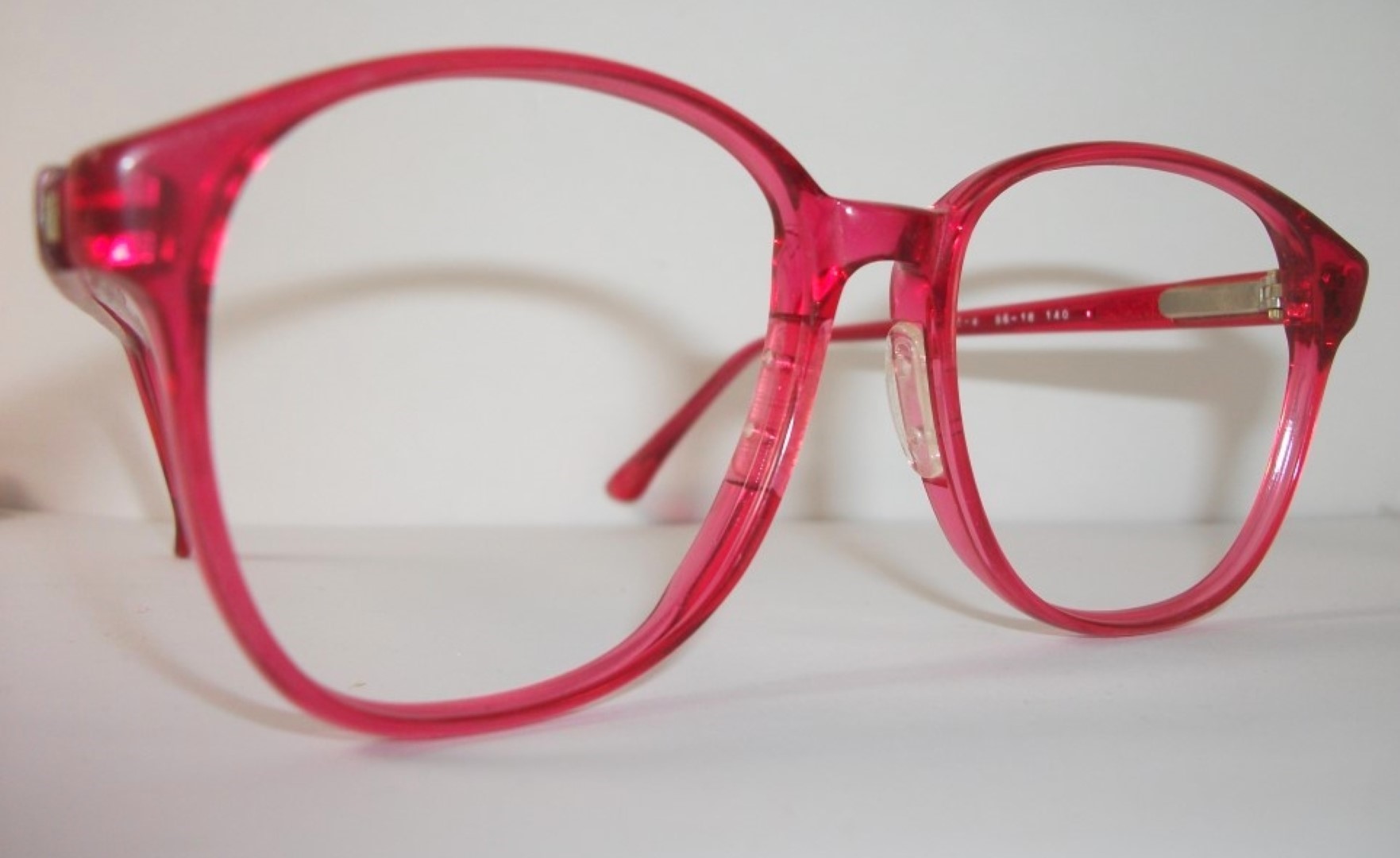 Genuinas Gafas Vintage, Armazón 1980s Jackie vino / Jamas usadas Mundo Hípster - Image 4