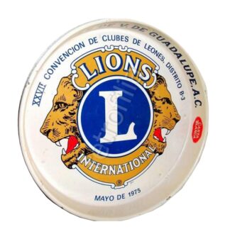 CHAROLA RETRO CLUB DE LEONES CONVENCION DE 1975 /MUY RARA