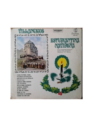 DISCO LP RETRO. ESTUDIANTINA. PARROQUIA SAN PEDRO APOSTOL MONTERREY. AURELIANO TAPIA