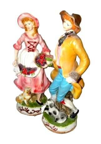 Figuras Decorativas antiguas , Alemanes del siglo 17, Años 50s