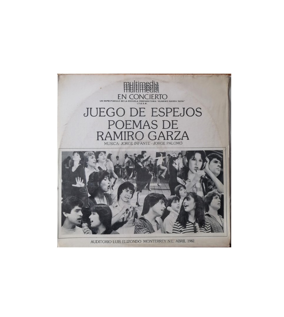 DISCOS LP RETRO. JUEGO DE ESPEJOS, PREPARATORIA EUGENIO GARZA SADA 1982