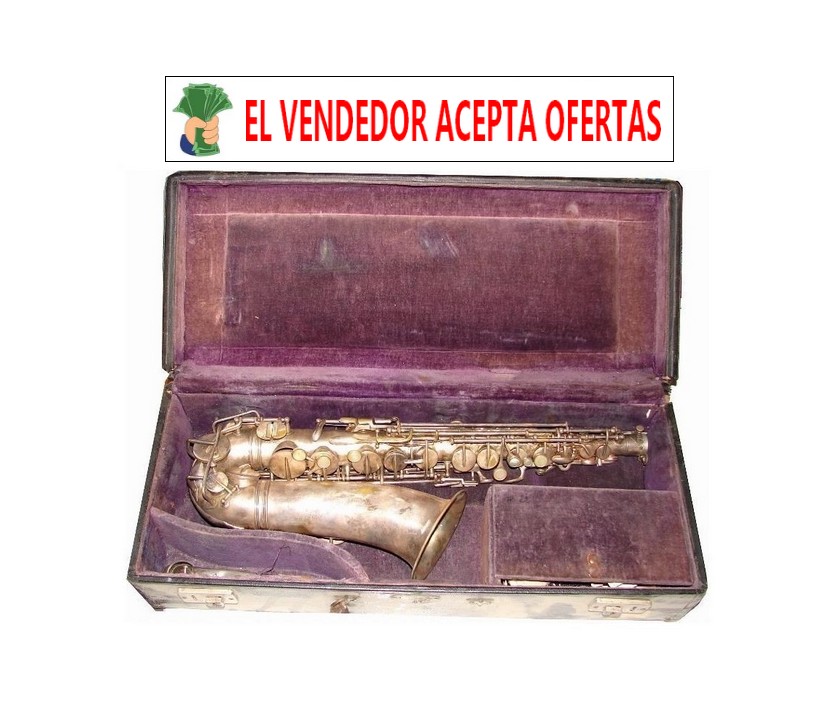 Muy Raro Saxofón Antiguo Holton, Rudy Weidoeft 1929