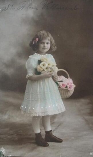 TARJETA POSTAL ANTIGUA, EPOCA PORFIRIANA, NIÑA DE MONTERREY. N12