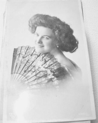 FOTOGRAFIA ANTIGUA, 1915 DAMA DE SOCIEDAD