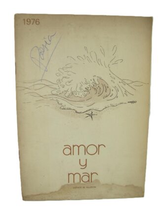Amor Y Mar, 1976, Esther M. Allison, Firmado, Psia. Muy raro