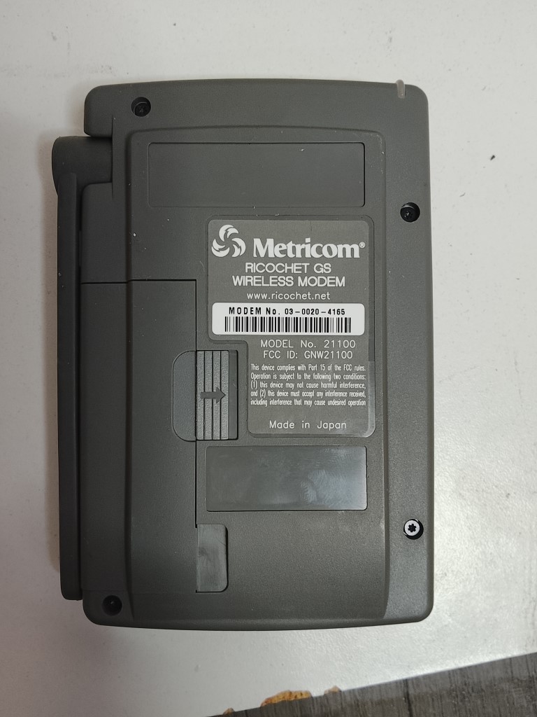 ANTIGUO MODEM INALAMBRICO PORTATIL METRICOM 21100 RICOCHET 1999 - Image 7