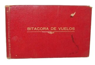 Genuina Bitacora De Vuelo Antigua 1955 Aviacion Raro