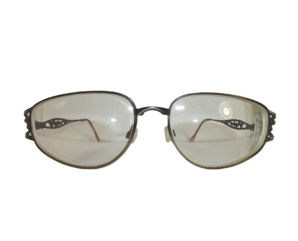 Genuinas gafas retro. Brodway 100, Años 80s. Dama. Negro