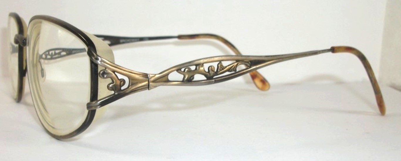 Genuinas gafas retro. Brodway 100, Años 80s. Dama. Negro - Image 6