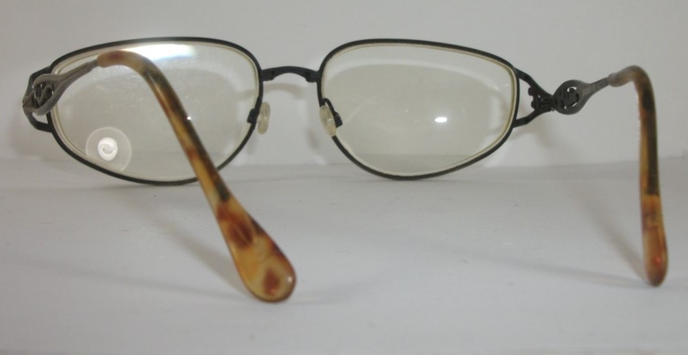 Genuinas gafas retro. Brodway 100, Años 80s. Dama. Negro - Image 7