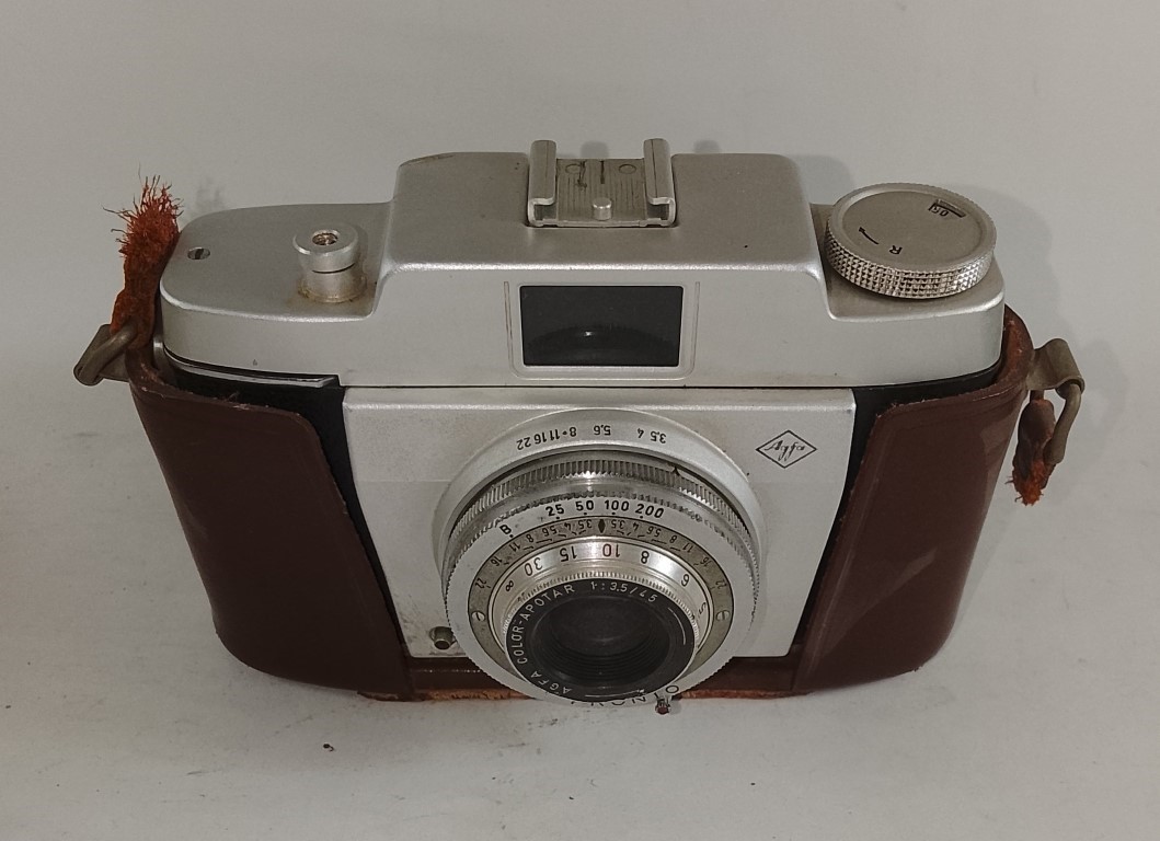 Cámara fotográfica retro. Agfa Ansco, Solina Pronto, Apotar 1953 - Image 4