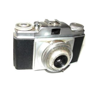 Cámara fotográfica retro. Agfa Ansco, Memar Pronto, 1954