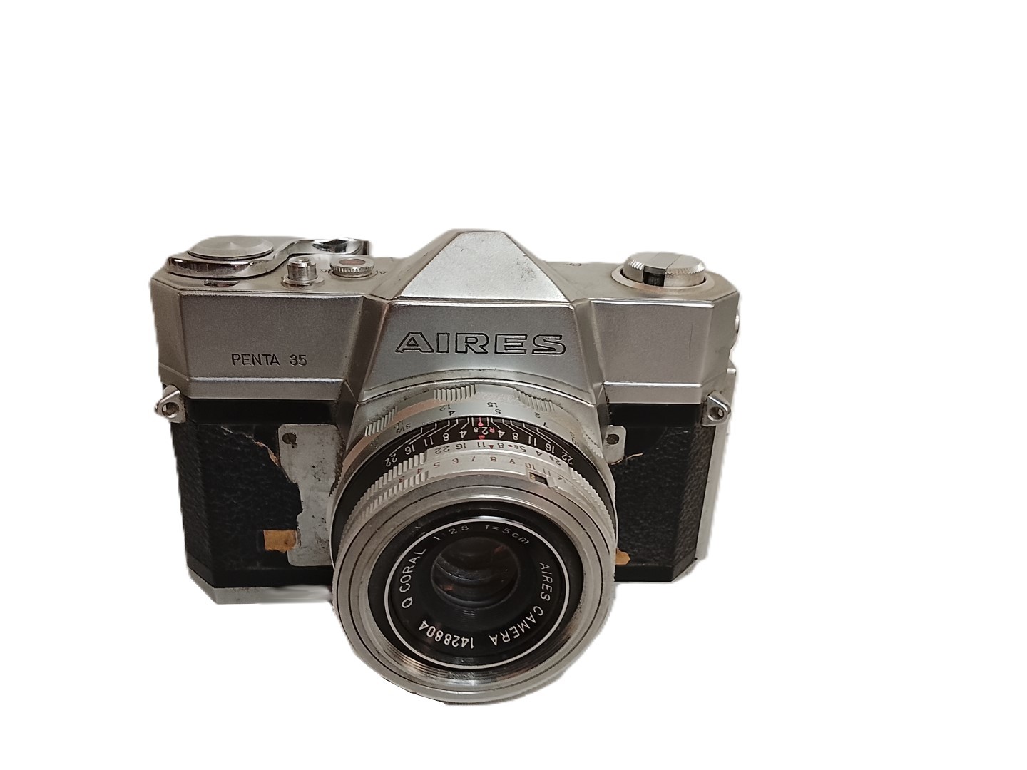 Camara fotografica antigua, Aires penta 35, 1960. DESCOMPUESTA