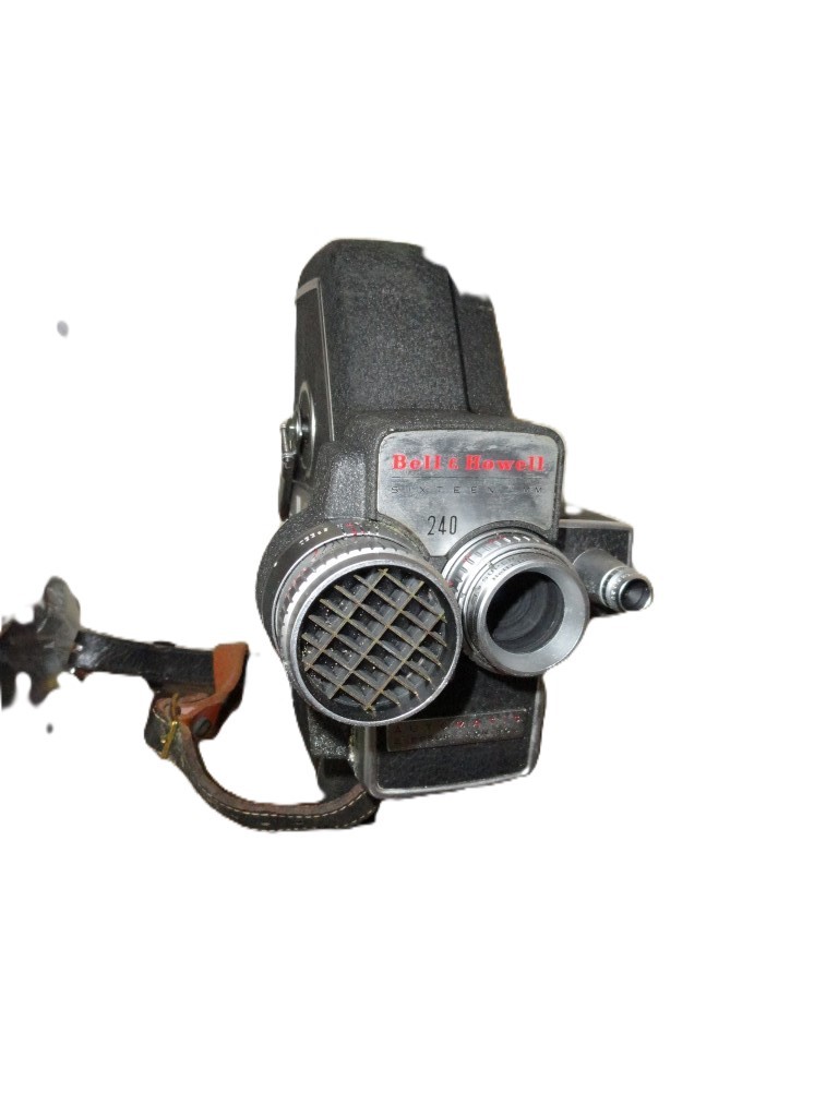 Cámara de cine antigua Bell & Howell 240 16mm 1957 /raro - Image 12
