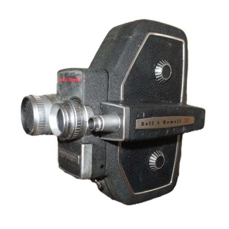 Cámara de cine antigua Bell & Howell 240 16mm 1957 /raro - Image 4