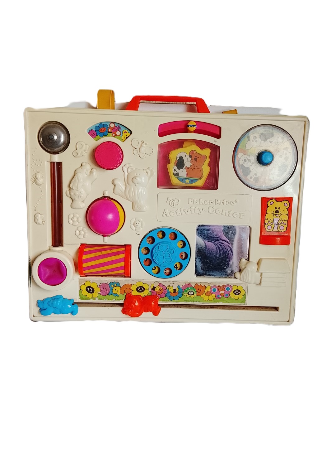 Centro de entretenimiento Fisher Price 1973. Juguetes vintage Mexicanos