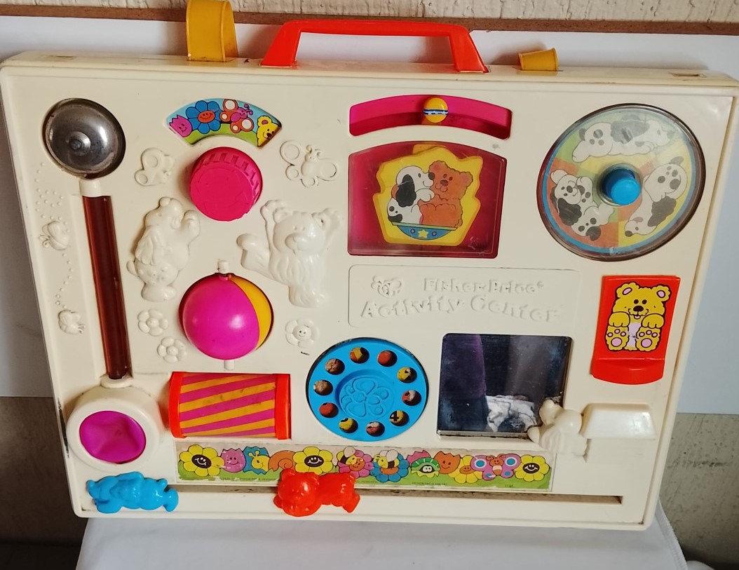 Centro de entretenimiento Fisher Price 1973. Juguetes vintage Mexicanos - Image 2