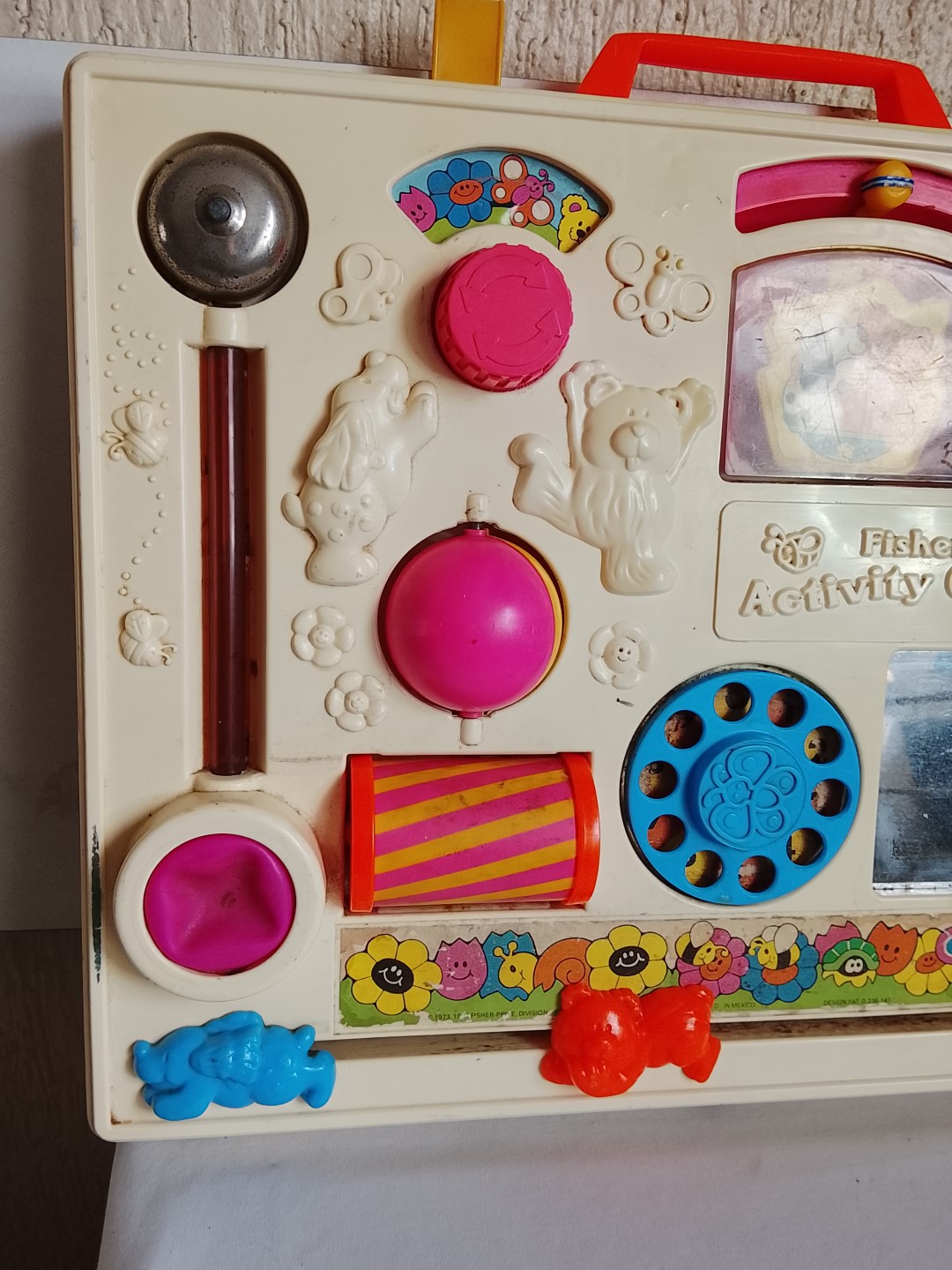 Centro de entretenimiento Fisher Price 1973. Juguetes vintage Mexicanos - Image 5
