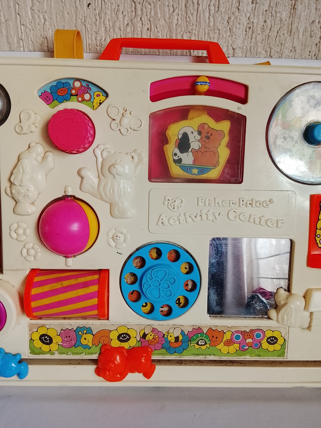 Centro de entretenimiento Fisher Price 1973. Juguetes vintage Mexicanos - Image 4