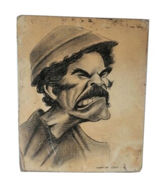 Retrato a mano, Don Ramon 2001. Por, Eduardo Hernandez