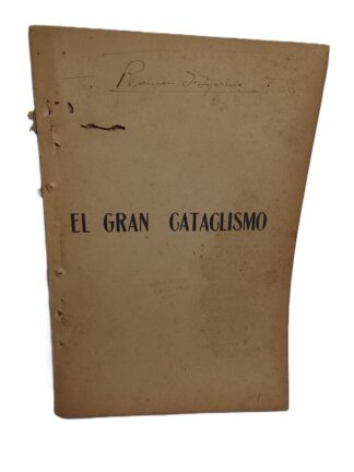RARISIMO LIBRO, EL GRAN CATACLISMO, HENRI ALLORGE 1920 NVL