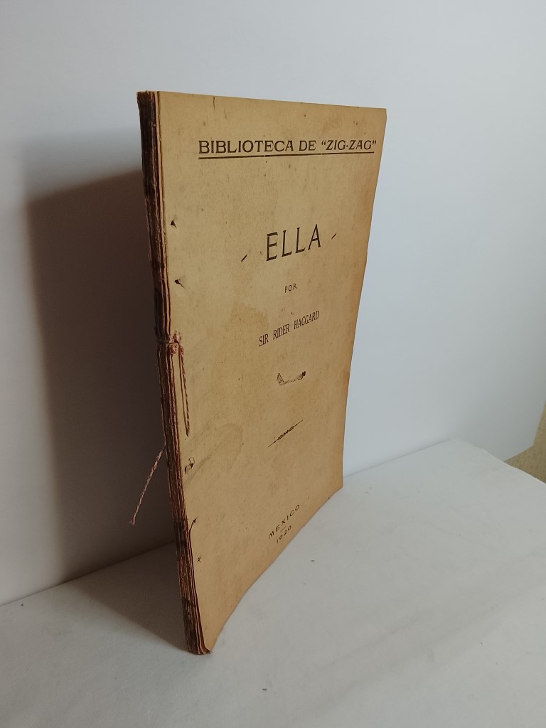 Ella, Sir. Rider Haggard, 1920 Edicion Super rara Nvl - Image 5