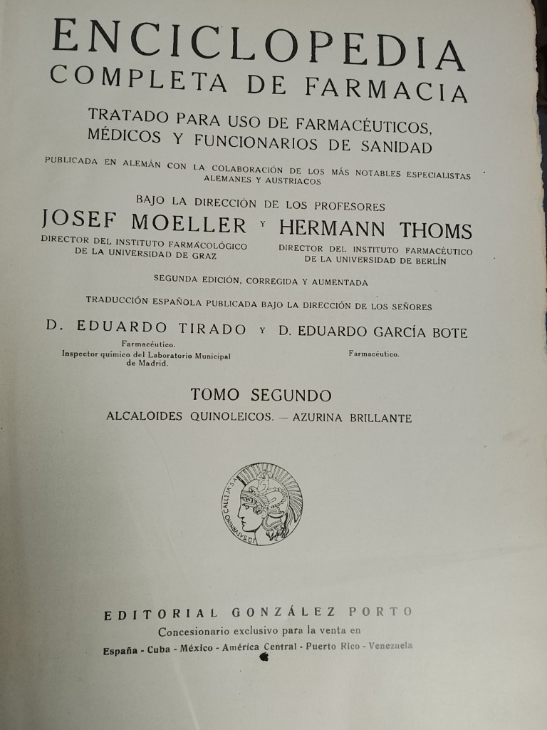 Antigua Enciclopedia de farmacia 1916 Joseph Moeller 11 Tomos (incompleta) - Image 10