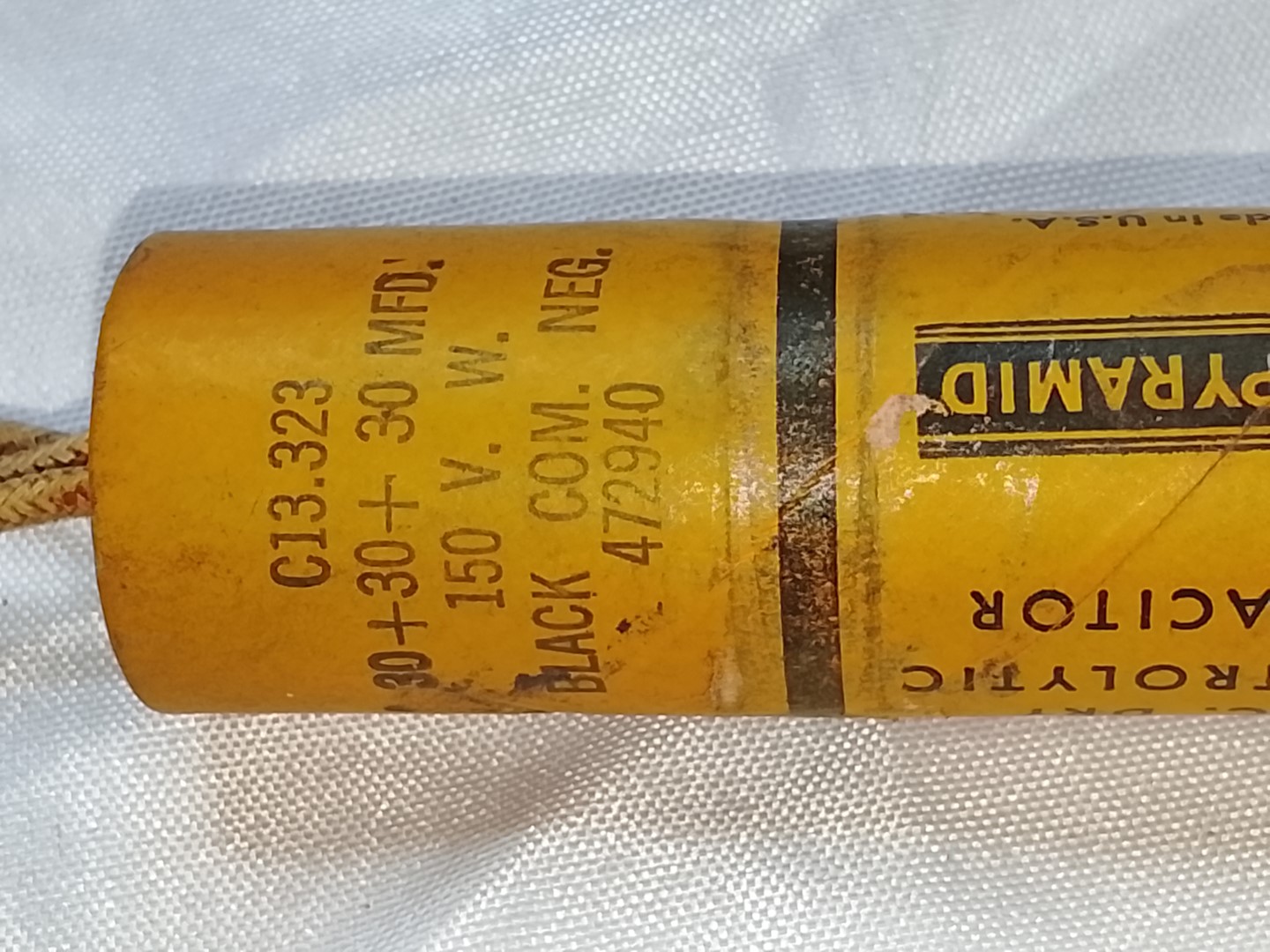Filtro para radios antiguos 30+30+30. 150v. Usado, Años 40s 50s - Image 4