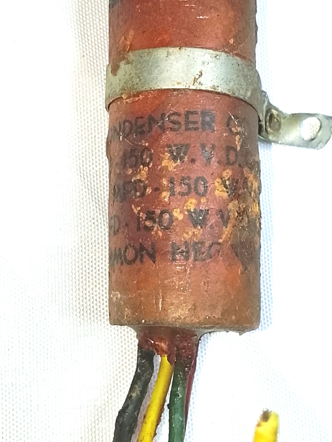 Filtro para radios antiguos 40+40 mf. 150v. Usado, Años 40s 50s - Image 4