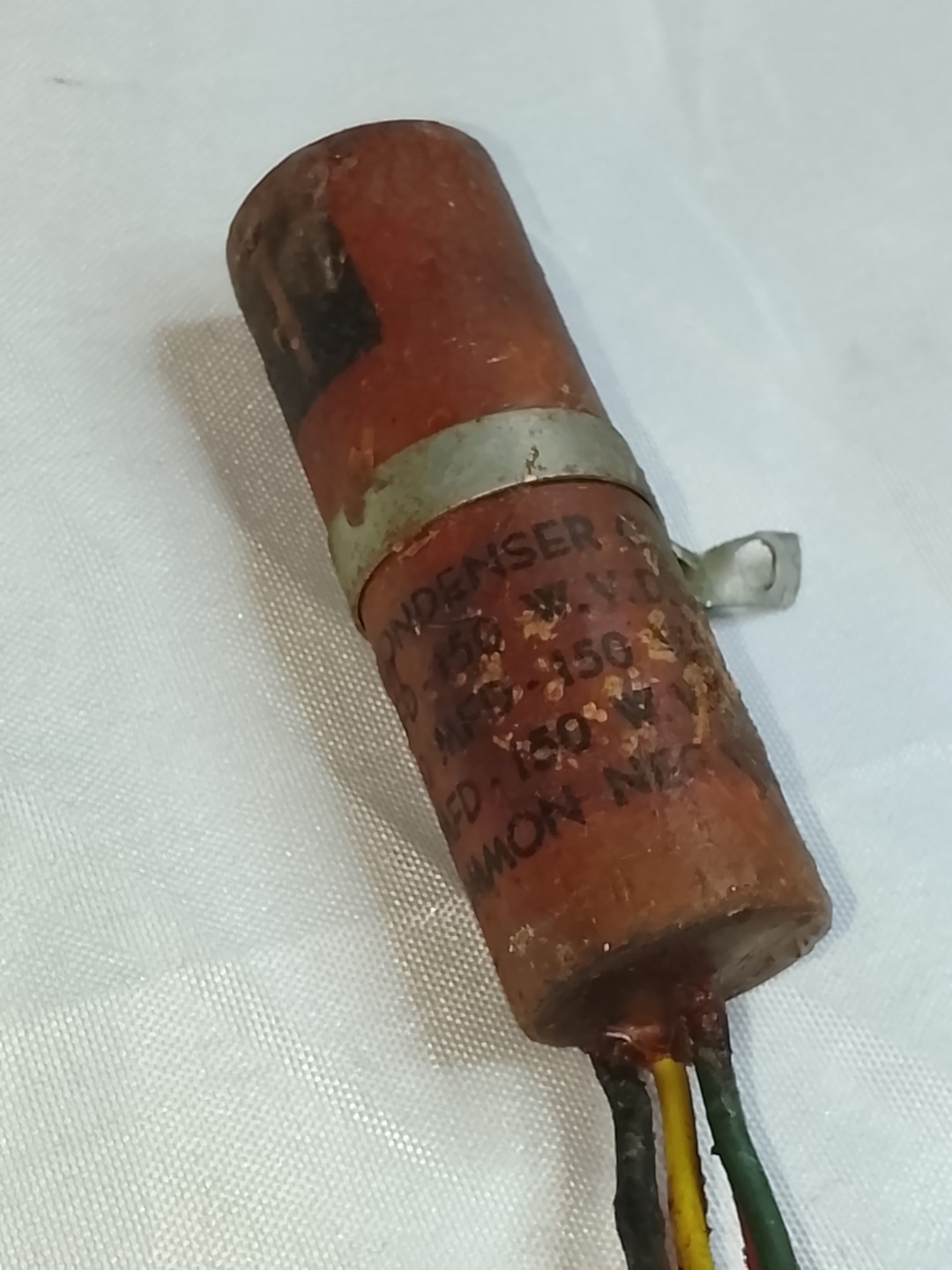Filtro para radios antiguos 40+40 mf. 150v. Usado, Años 40s 50s - Image 5