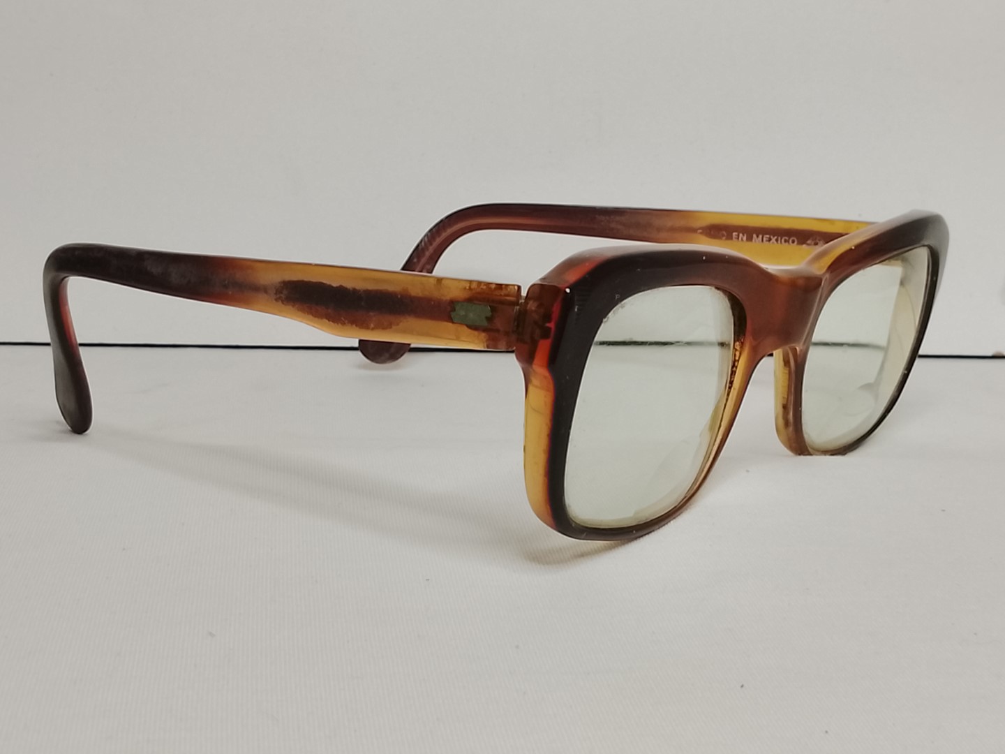 Gafas antiguas. A.E.S.A, años 30s. Super raros. Caballero, Marron - Image 6