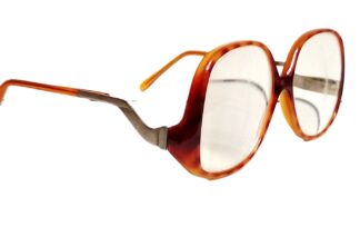 Autenticas gafas vintage. Acura, Años 70s Dama, Marron / Raro