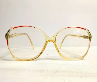 Genuinos lentes retro. Autum Cellidor, Años 80s, Dama, Beige
