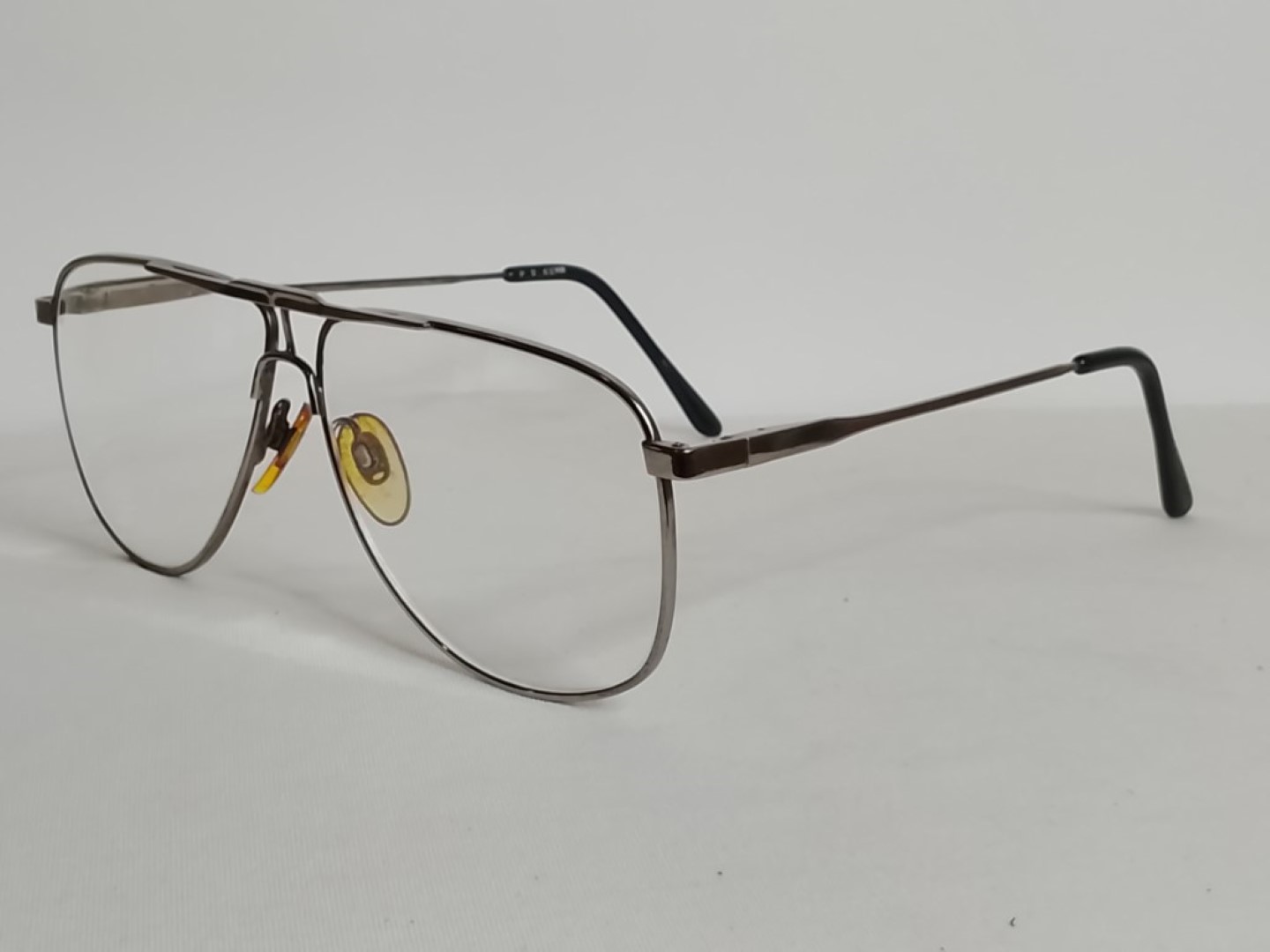 Autenticas gafas vintage. Magnavision, Aviador, Años 80s. Hombre, Negro - Image 4