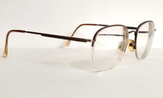 Genuinos lentes retro. Bill Blass, medio arco 1990s, Hombre, Negro /Raro