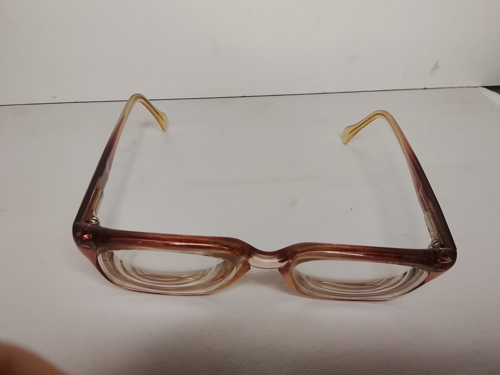 Genuinas gafas retro. Años 60s, American Optical LA2X , Caballero, Marron - Image 6