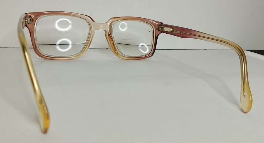 Genuinas gafas retro. Años 60s, American Optical LA2X , Caballero, Marron - Image 7