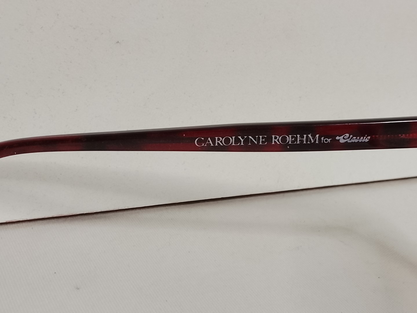Genuinas gafas retro. Carolyne Roehm, Años 90s Dama, Guindos, JAMAS USADOS / RARO - Image 6