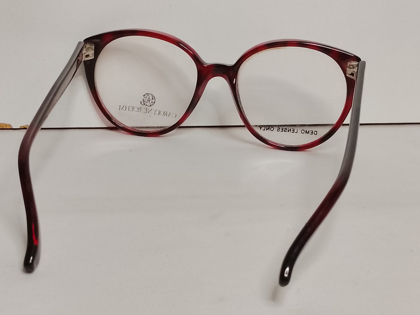 Genuinas gafas retro. Carolyne Roehm, Años 90s Dama, Guindos, JAMAS USADOS / RARO - Image 8