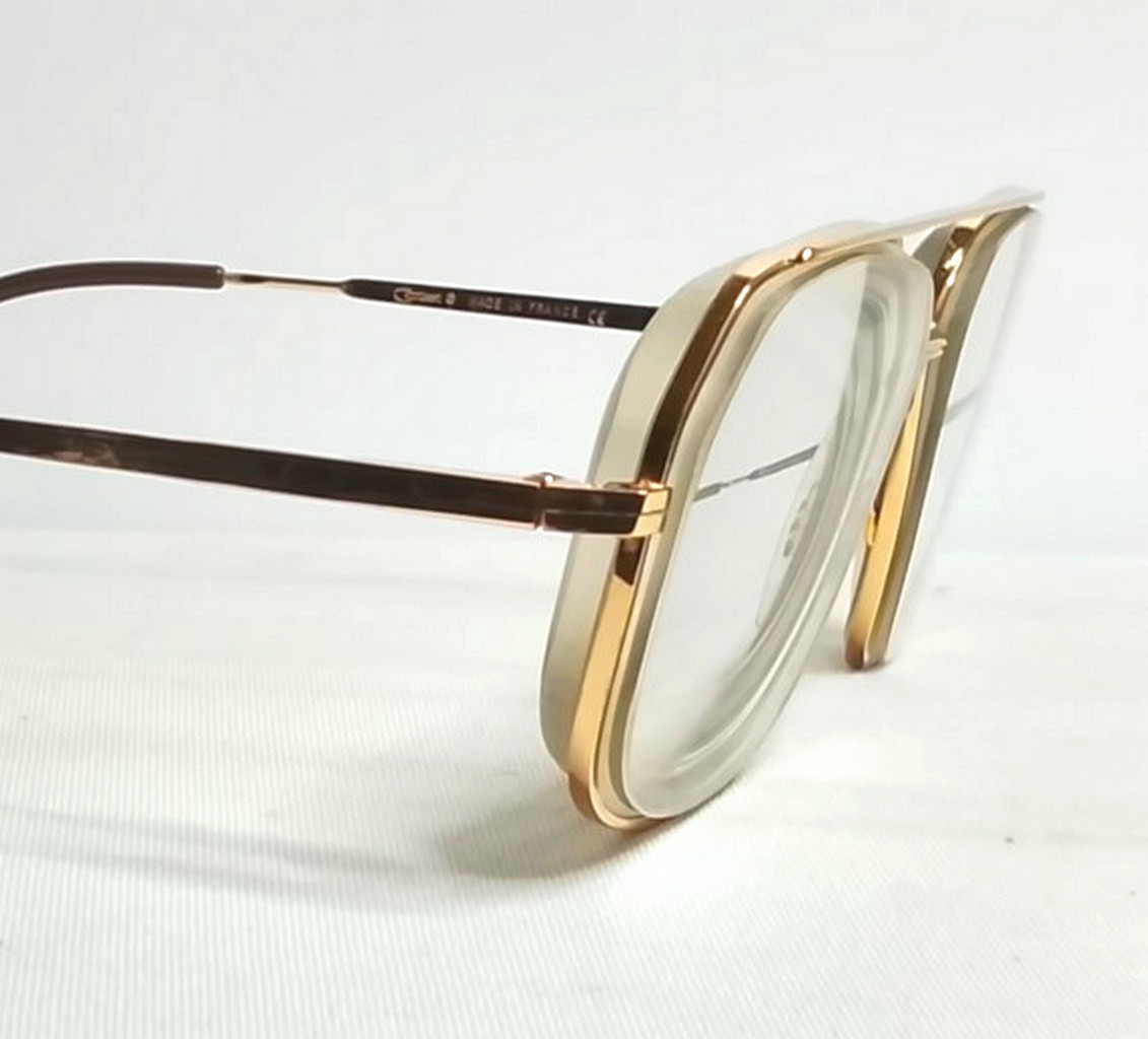 Genuinos lentes retro. Cottet, aviador. Caballero, Dorado, Años 70s - Image 4