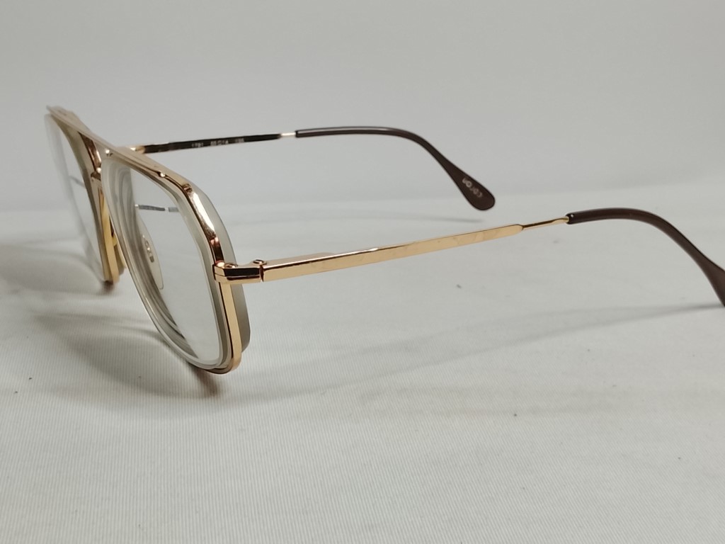Genuinos lentes retro. Cottet, aviador. Caballero, Dorado, Años 70s - Image 6