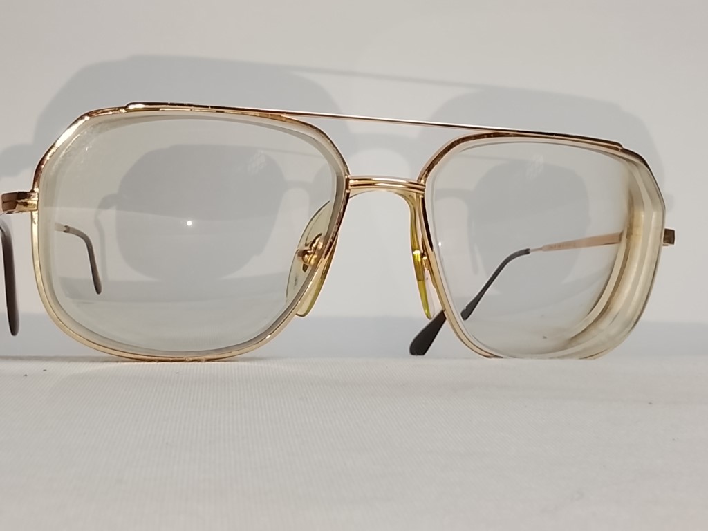 Genuinos lentes retro. Cottet, aviador. Caballero, Dorado, Años 70s - Image 9