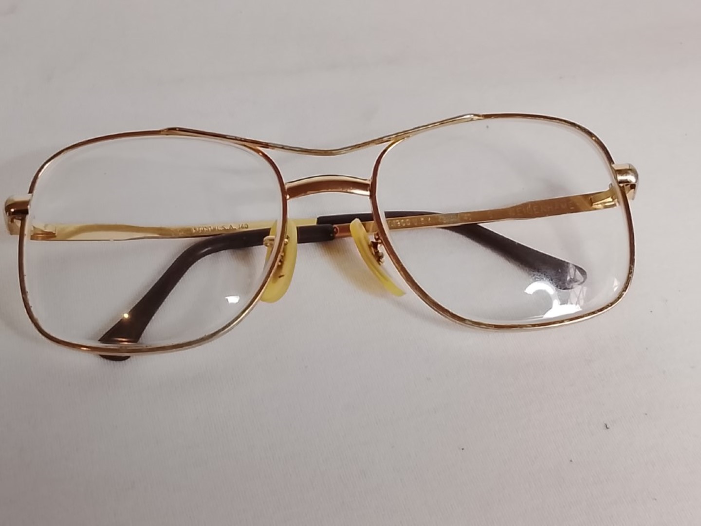 Autenticas gafas vintage. Libco, G. Widenhamer, aviador. Hombre, Dorado - Image 9