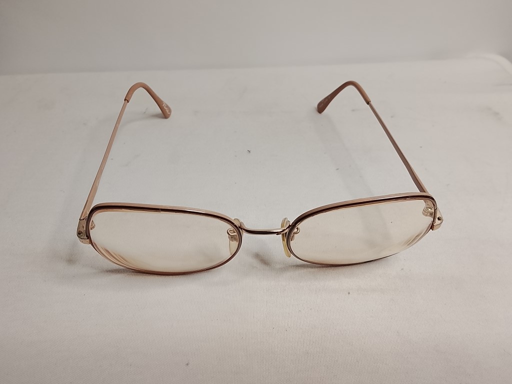 Genuinos lentes retro. Tura, Años 80s, Unisex, Beige - Image 3
