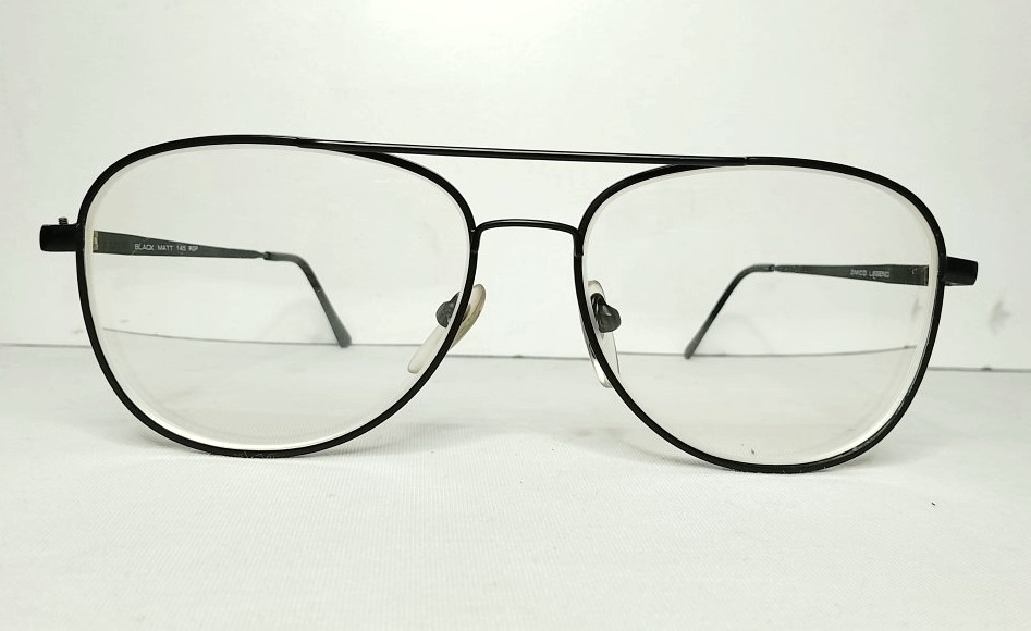 Genuinas gafas retro. Años 70s, Zimco Legend, Aviador, Caballero , Negro