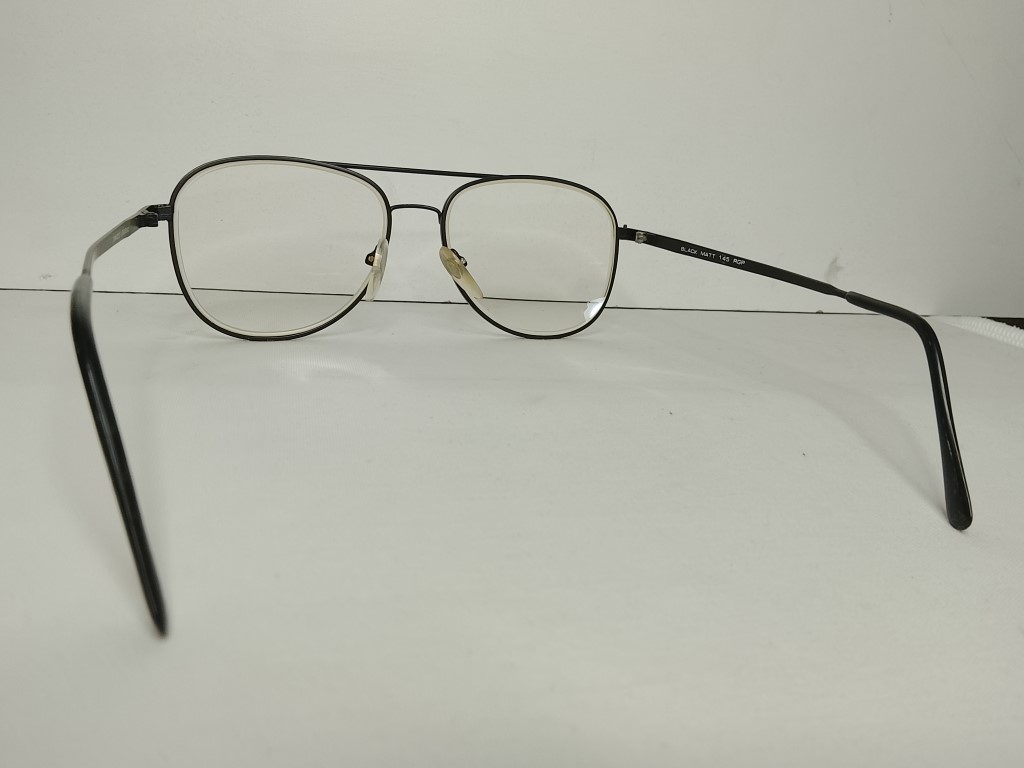 Genuinas gafas retro. Años 70s, Zimco Legend, Aviador, Caballero , Negro - Image 5