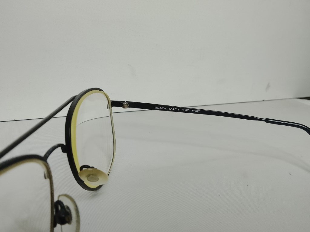 Genuinas gafas retro. Años 70s, Zimco Legend, Aviador, Caballero , Negro - Image 6