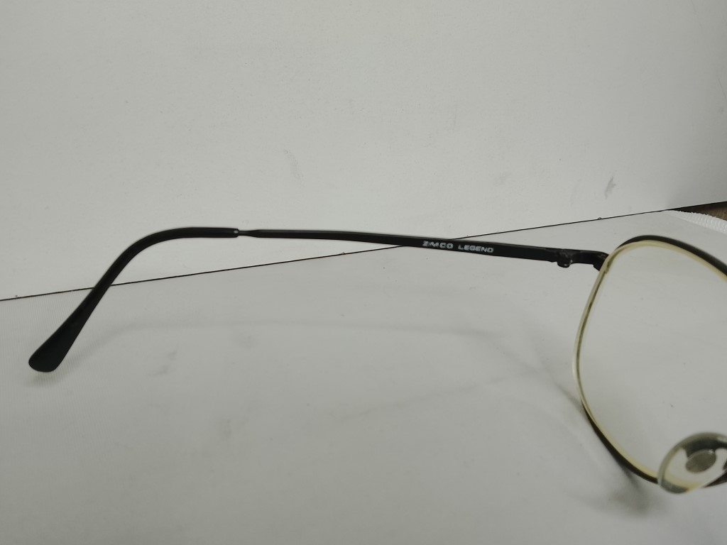 Genuinas gafas retro. Años 70s, Zimco Legend, Aviador, Caballero , Negro - Image 7